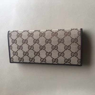 [熊熊之家3]保證全新正品 Gucci 緹花布 經典 13卡 長夾