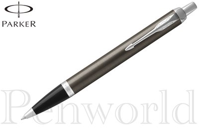 【Penworld】PARKER派克 新經典金屬灰白夾原子筆 P1975560