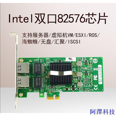 安東科技【現貨特價 】Intel82576EB芯片PCI-E千兆雙口網卡/匯聚/軟路由E1G42ET i350-t4