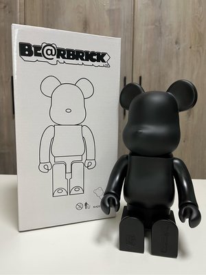 庫柏力克 400% 全黑 黑版 Bearbrick暴力熊 玩偶 公仔 擺件 庫柏力克熊