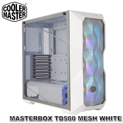 【MR3C】含稅 CoolerMaster MasterBox TD500 Mesh ARGB 機殼 黑 白2色