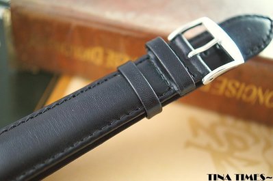 TINA TIMES~法麗香頌_ZRC簡約素雅小牛皮錶帶_最真實的歐規毛底皮設計 多種尺寸供您選購