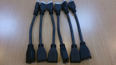 USB A TO HDMI 用延長線 適合電腦棒/數位機上盒 80 mm （無包裝）延長線