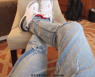 Nike Air Jordan 3 Retro AJ3白水泥 白爆裂 扣籃 耐磨 氣墊 籃球鞋 923096-101男鞋