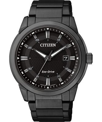 CITIZEN Eco-Drive 都會時尚光動能腕錶-黑/42mm(BM7145-51E)驚喜價