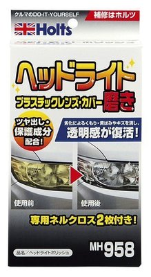【日本進口車用精品百貨】燈殼亮光復原劑 HOLTS MH958