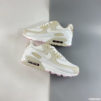 NIKE Air Max 90 奶白 粉色 氣墊 透氣 運動 慢跑鞋 CT1873-100 36-40 女鞋