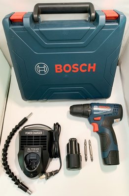 鋰電電鑽 德國Bosch GSR-120Li 12V雙電池 原廠塑盒簡配 充電電鑽/電動起子/電動工具 保固半年