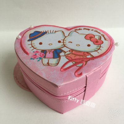 [Kitty 旅遊趣] Hello Kitty 心形珠寶盒 凱蒂貓丹尼爾 飾品盒 擺飾盒 首飾盒 情人節禮物