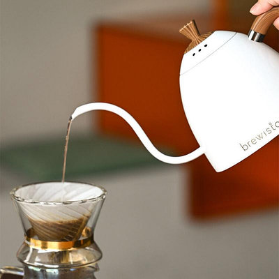 Brewista手沖咖啡壺不銹鋼滴濾式咖啡壺掛耳咖啡茶細長嘴電磁爐壺