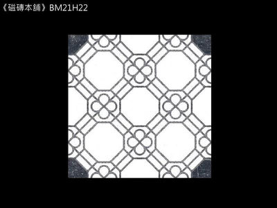 《磁磚本舖》BM21H22 20x20cm 中式花磚 中國風 地毯花磚 浴室 玄關 地磚 主牆