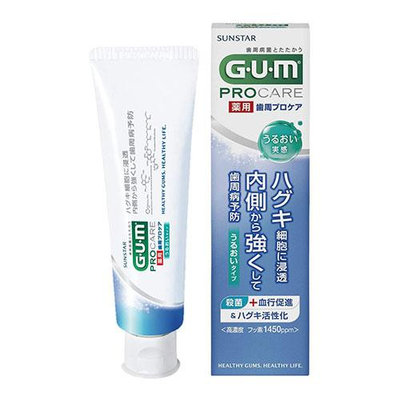 GUM 護牙周牙膏 草本 清爽薄荷 牙膏 成人牙膏  高含氟牙周護理牙膏 PLUS+ 牙周護理牙膏
