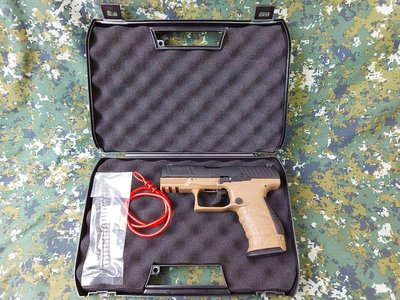 德國Walther原廠授權限量雙色版PPQ-M2專業訓練PPQ鎮暴槍(使用11mm彈辣椒彈胡椒彈)漆彈槍維護治安好幫手