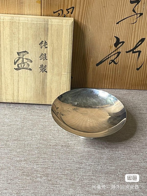 日本純銀銀盤 盃 酒杯 酒器 急須臺 果子器 茶具茶器茶道具