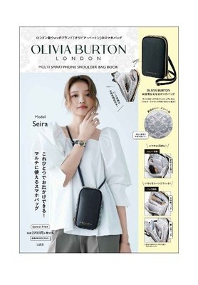 [瑞絲小舖]~日雜附錄OLIVIA BURTON手機斜背包 單肩包側背包 手機包 卡片包 手機包 收納包 護照包 零錢包