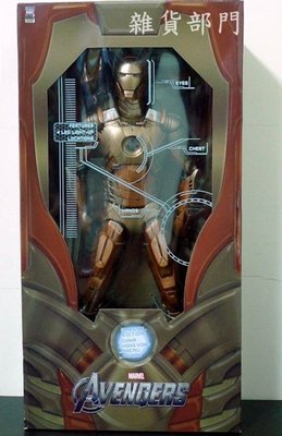 **雜貨部門**MARVEL 漫威英雄 DC NECA 18吋 可動 鋼鐵人 金霸王 IRON MAN 特價2981元