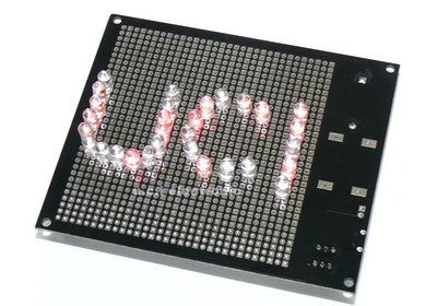 【UCI電子】(A-2) DIY 加油板 LED燈板 追星 廣告招牌 求婚 電子焊接練習