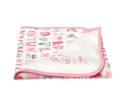 【安琪拉 美國童裝】Gymboree 粉色可愛小動物純棉毯子(彌月禮), 另有Carter’s包巾