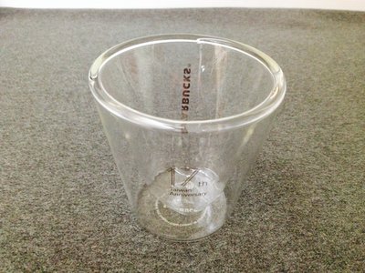 【大囍本舖】Starbucks 星巴克 17週年紀念玻璃杯／獨特底層透明心型簍空設計／限量商品！！