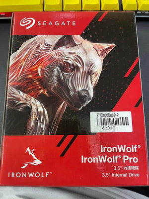 希捷 IronWolf Pro(ST22000NT001)22TB/7200轉/256MB 原廠換新📌優惠價15990