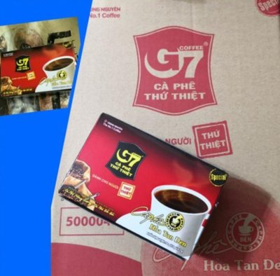 效期2024年9月1日 越南G7黑咖啡一箱賣場【30g*24盒】 越南黑咖啡 越南咖啡 coffee （無糖無奶）