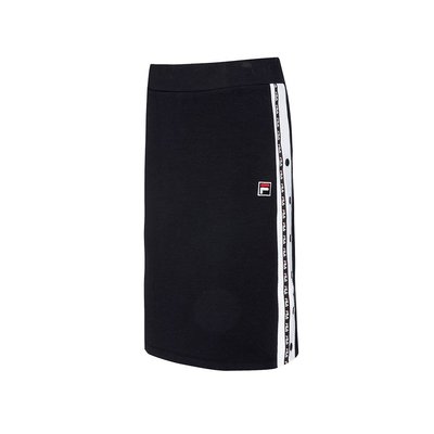 FILA LINEA ITALIA 針織窄裙-黑 5SKT-5425-BK