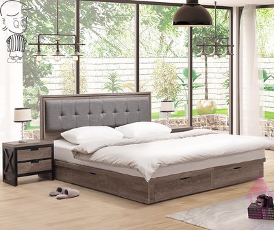 【X+Y時尚精品傢俱】雙人床組系列-艾美 古橡木5尺雙人床頭片.不含床頭櫃及床架.環保木心板材質.另有6尺.摩登家具