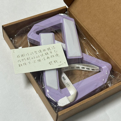田馥甄一一巡迴演唱會手燈螢光棒紫色全新未使用+印刷手寫小卡+盒裝