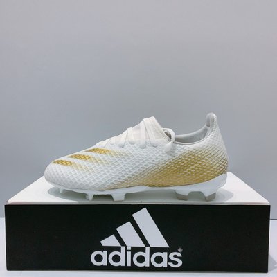 【麥兜運動】adidas X GHOSTED.3 FG 中大童 白金色 戶外 塑膠釘 運動 訓練 足球鞋 EG8210