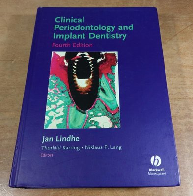 原文書Clinical Periodontology and Implant Dentistry第四版│4Jan│七成新