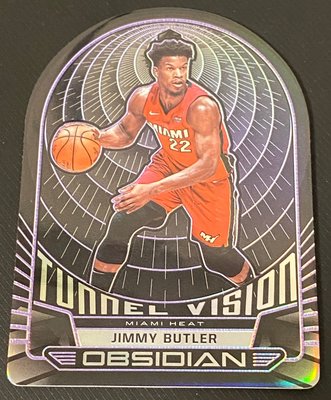 Jimmy Butler 2019-20 Obsidian Tunnel Vision Electric Etch #3 Purple #’d 36/50
