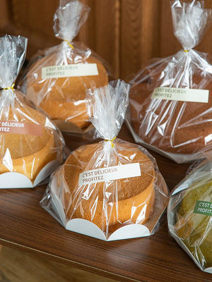 6寸六8寸戚風蛋糕包裝袋盒紙蛋糕胚盒子烘焙吐司面包透明打包袋子
