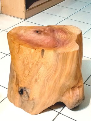 台灣紅檜 原木椅 可當擺飾台座