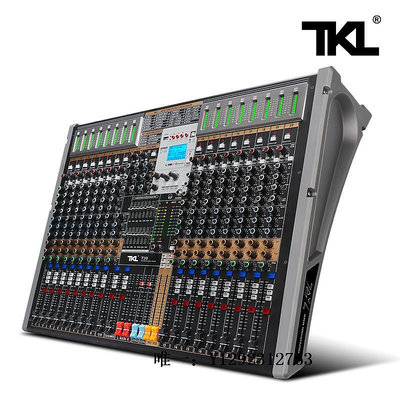 調音器TKL T12四編組調音臺數字專業舞臺演出雙效果DSP混音器OTG聲卡直播音控臺新款小型會議錄音10路16路20路