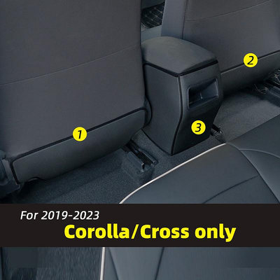 適用於豐田 RAV4運動方向盤保護套豐田 Altis座椅防踢保護豐田 卡羅拉 Cross車型2019 2020