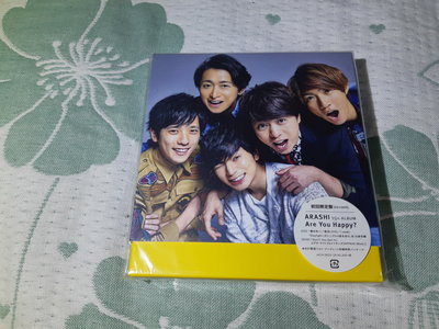 格里菲樂園 ~ CD 全新 嵐 ARASHI ARE YOU HAPPY CD+DVD 日版初回限定盤