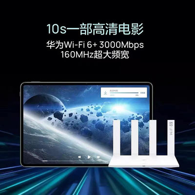 路由器華為WiFi6路由器ax3pro千兆端口家用高速大戶型全屋3000MWiFi雙頻光纖學生宿舍AX2Pro漏油器wi