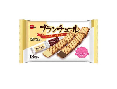 Bourbon 北日本 帆船巧克力餅乾 牛奶巧克力 白巧克力 18入/1包