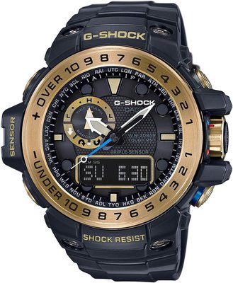 日本正版 CASIO 卡西歐 G-Shock GWN-1000GB-1AJF 手錶 男錶 電波錶 太陽能充電 日本代購