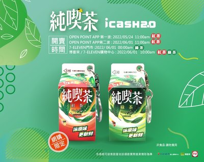 (全新)純喫茶紅茶+純喫茶綠茶-ICASH2.0-套卡