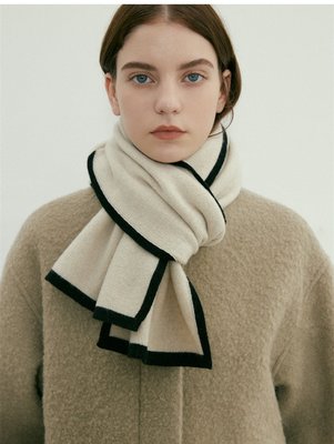現貨熱銷-外單高品質 100%純山羊絨圍巾針織男女通用純色保暖披肩圍脖兩用
