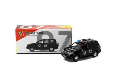 新品Tiny微影164合金屬汽車模型玩具擺件豐田普拉多RAV4警車