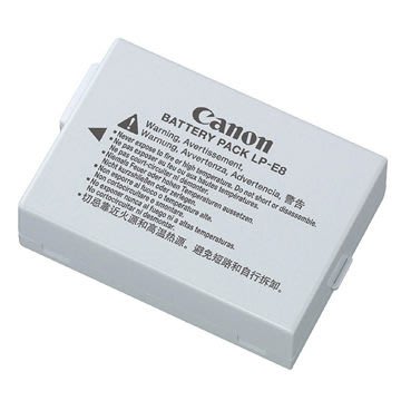 CANON LP-E8 原廠鋰電池 FOR550D 600D 650D 700D DSLR 原廠電池 密封包裝