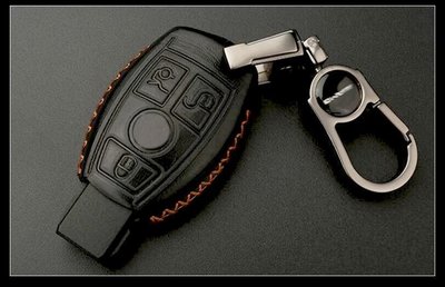 BENZ鑰匙鋼模訂製立體皮革定型純手工訂製小牛皮鑰匙皮套 真皮 鑰匙包 鑰匙套AMG 禮物