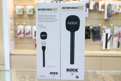 【日產旗艦】RODE Wireless GO Interview GO 採訪配件 防風罩 手持式麥克風 手持配件 公司貨
