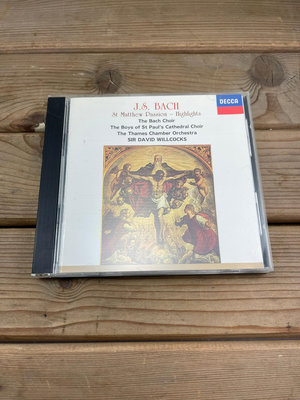 古典CD  巴哈：「聖馬太受難曲」精選J.S. BACH：St Matthew Passion-Highlights