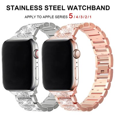 Apple Watch Series 6 Se 5 4 3 2 1 不銹鋼錶帶 Iwatch 40mm 44mm 38m
