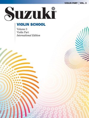 【599免運費】Suzuki Violin School Vol.3 鈴木小提琴教本【第三冊】 00-0148S