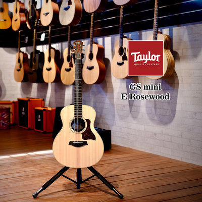 小叮噹的店 - Taylor吉他 GS Mini-e Rosewood 旅行吉他 電木吉他 雲杉玫瑰