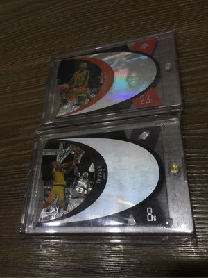 1997 SPX 芝加哥公牛 #5 Michael Jordan &amp; 洛杉磯湖人 #22 Kobe Bryant 共兩張
